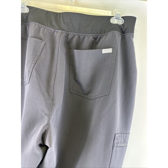 Figs Zamora Jogger Scrub Pant Gray Pink Drawstring Tech W23SW2017 Womens XXL - Picture 9 of 14